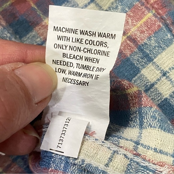 Falls Creek Men's Shirt Size Small Short Sleeve Button Up Textured Plaid NWT - Picture 7 of 11